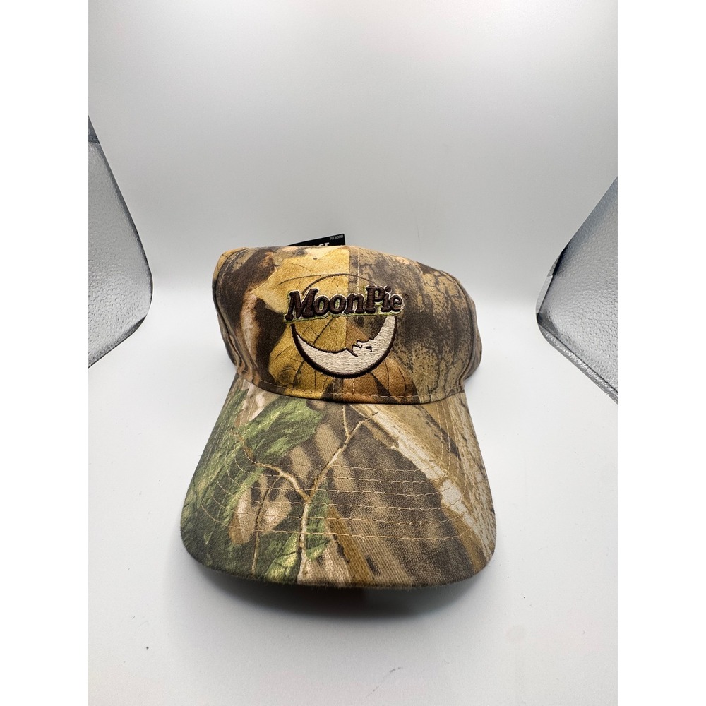 MoonPie Advantage Timber Camo Baseball Hat Mens Embroidered Logo Cap RT400B NEW